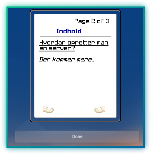 Page two of the book