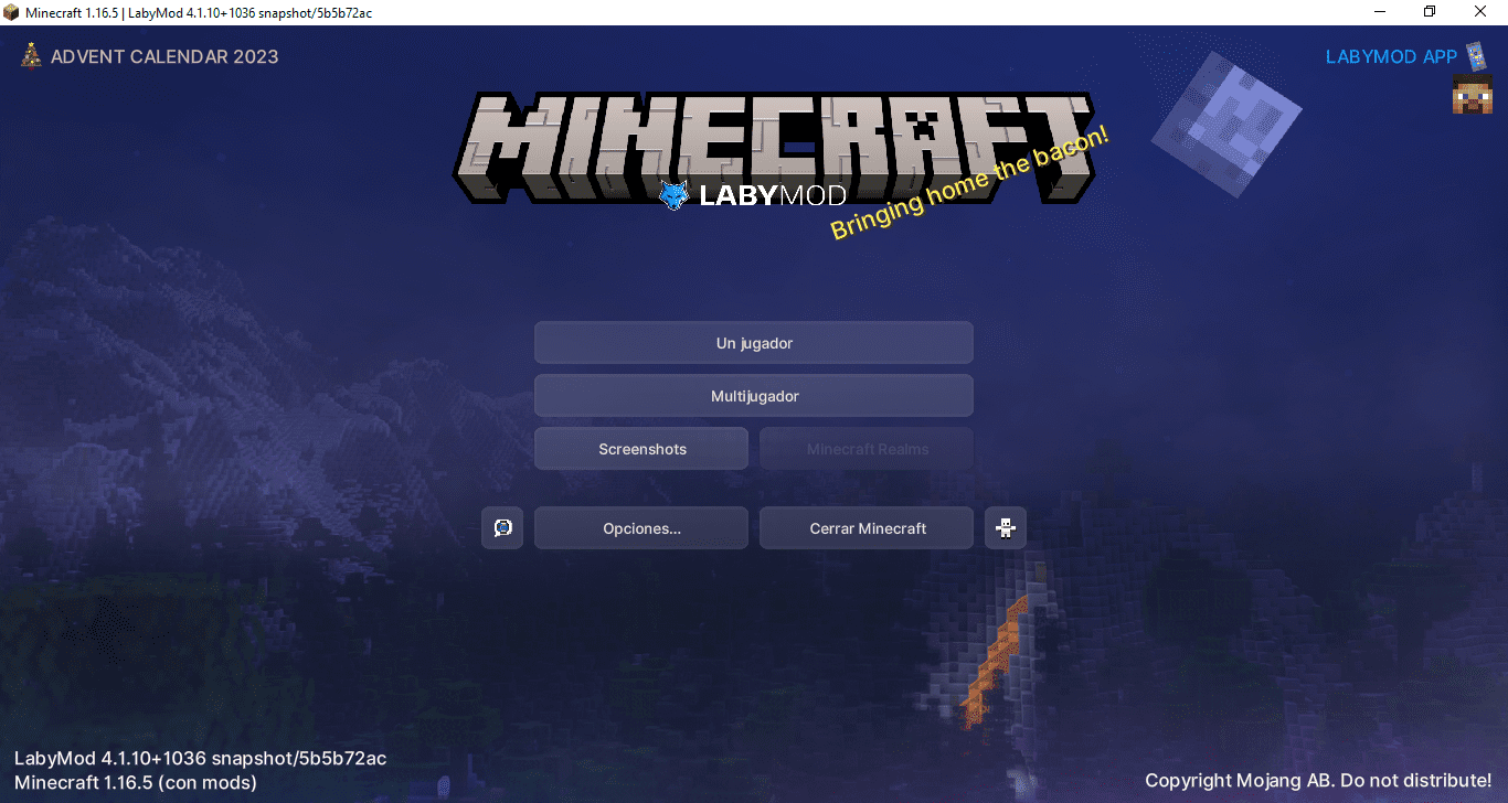 Minecraft 1.16.5  LabyMod for Minecraft
