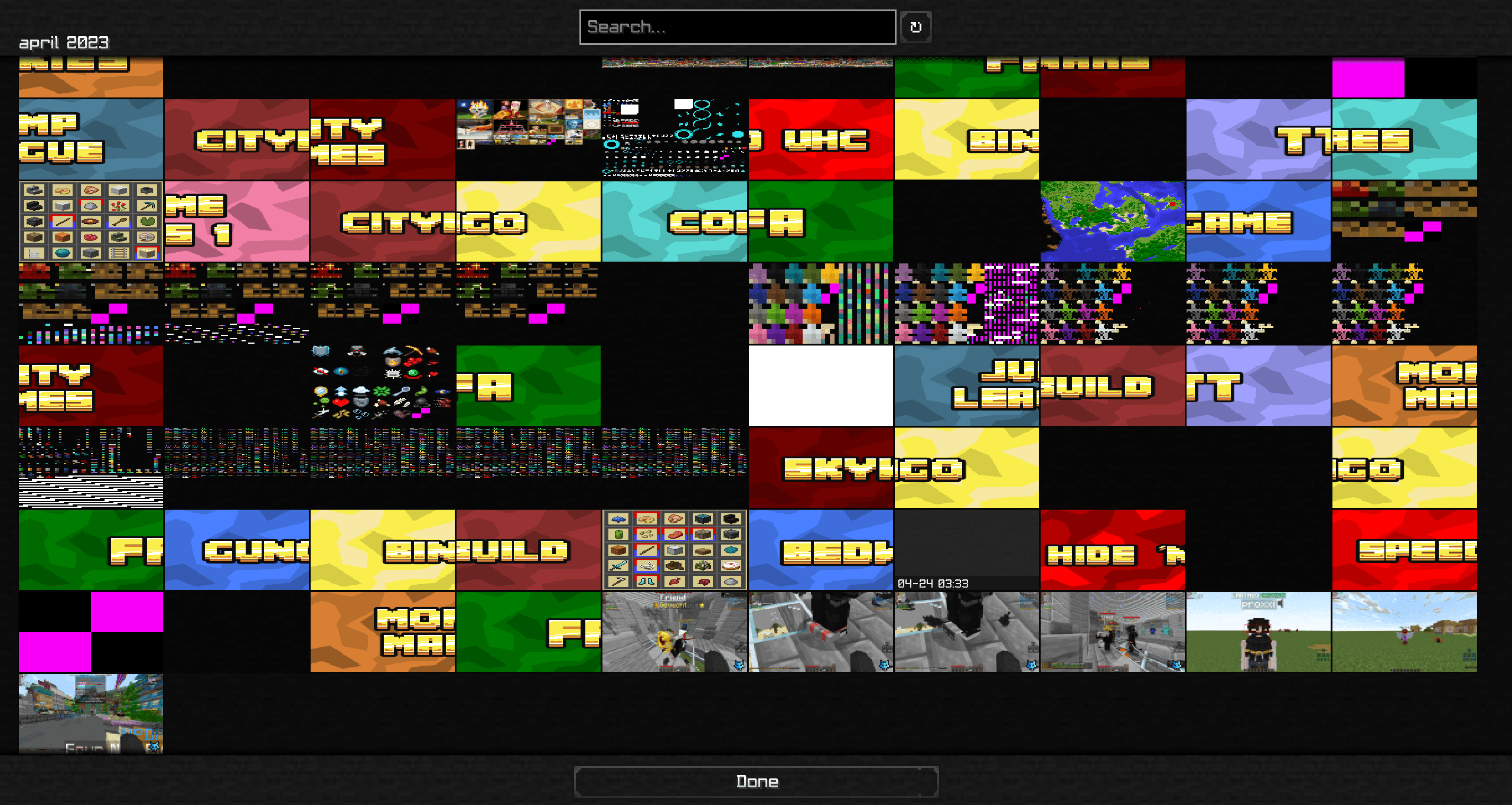 screenshot page )list) bugged LabyMod Idea